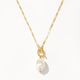 Doreen | Necklace with Golden Pearls