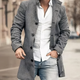 FLORENCE | Refined Long-Line Stand-Collar Trench Coat