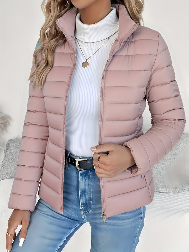 EDITH | Quilted Stand-Collar Transitional Jacket