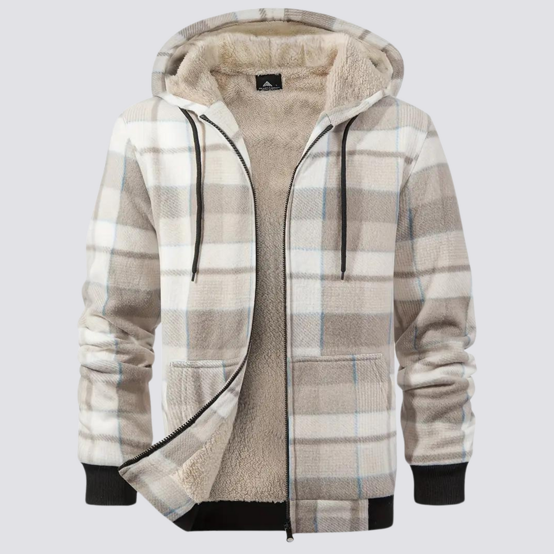 NANCY | CHECK-PRINT TRANSITIONAL JACKET