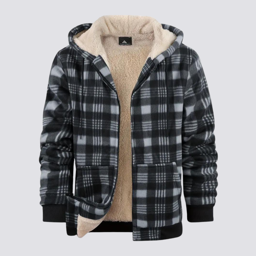NANCY | CHECK-PRINT TRANSITIONAL JACKET