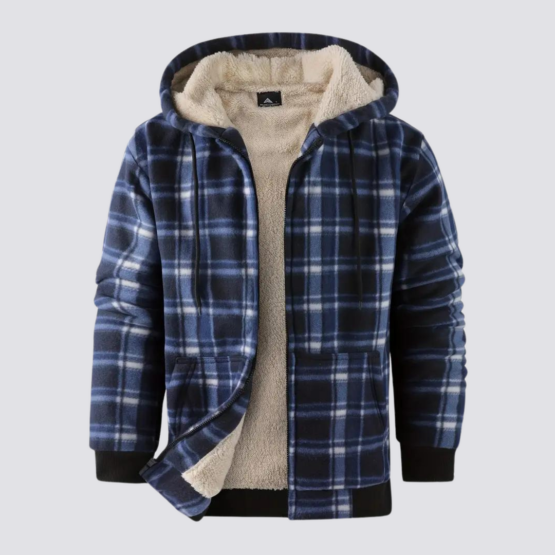 NANCY | CHECK-PRINT TRANSITIONAL JACKET