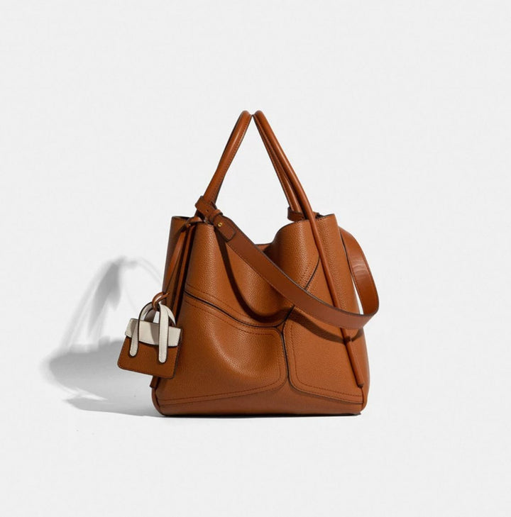 Cowhide Leather Tote Bag