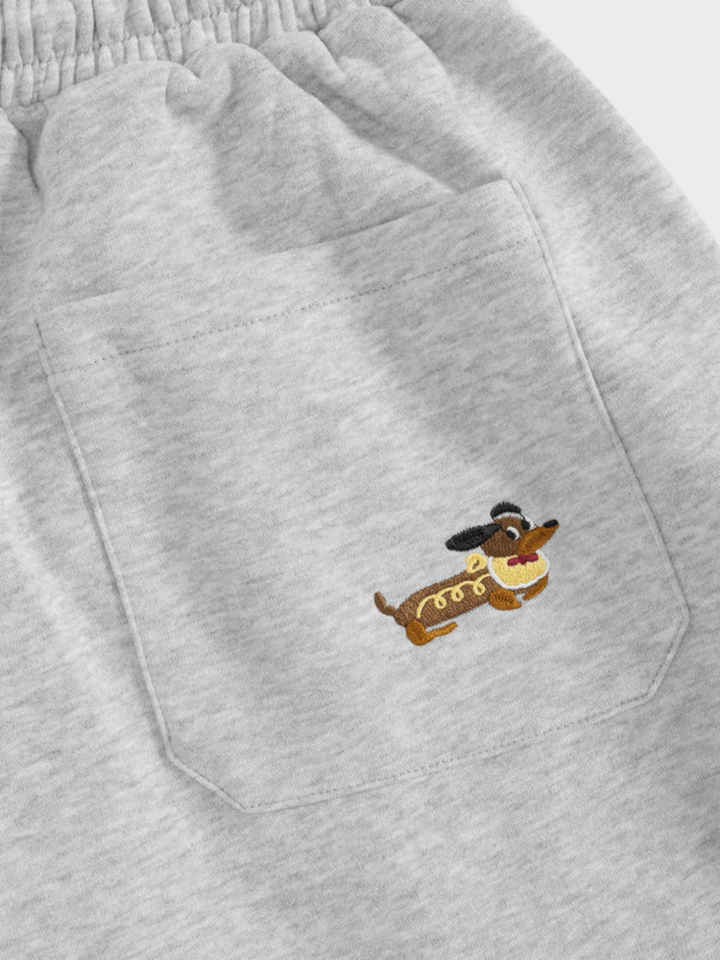 ELSPETH | EMBROIDERED BARREL SWEATPANTS
