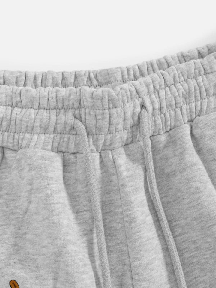 ELSPETH | EMBROIDERED BARREL SWEATPANTS