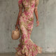 VICTORIA | VINTAGE ROSE MAXI DRESS