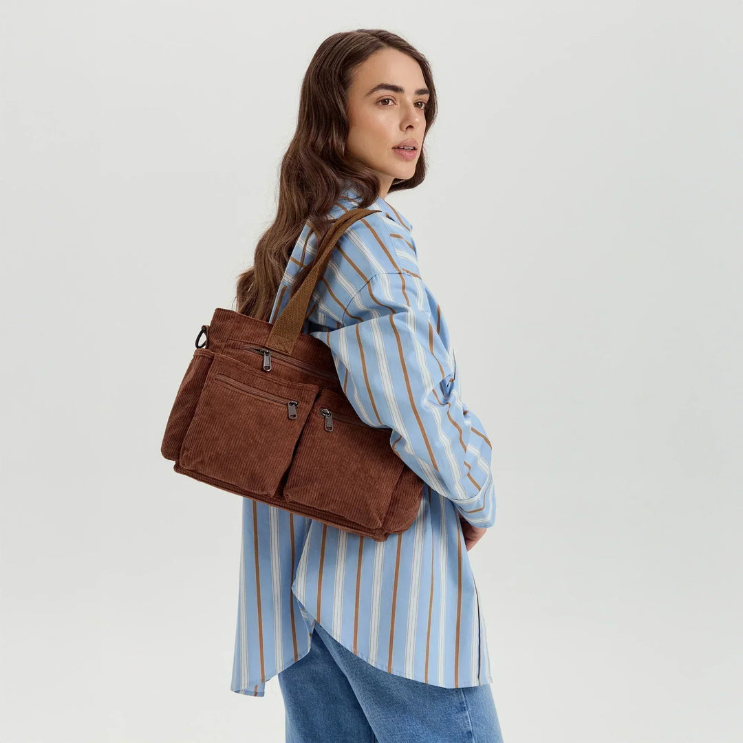 Corduroy Crossbody Bag