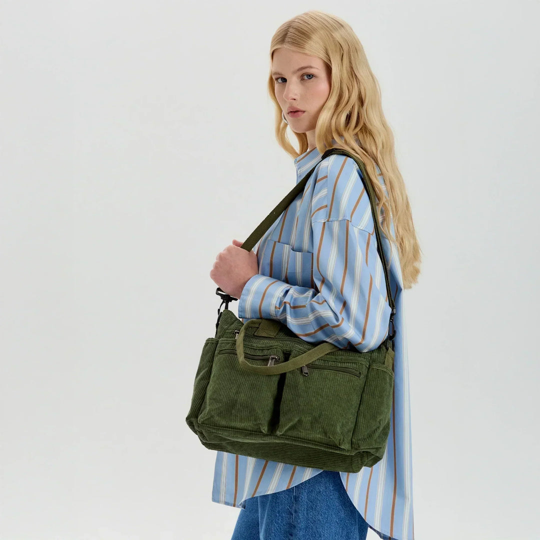 Corduroy Crossbody Bag