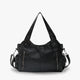 Faux Leather Crossbody Bag with Laptop Compartment