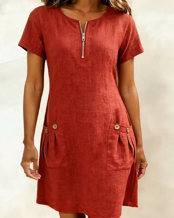 Wren | Relaxed A-Line Midi Dress