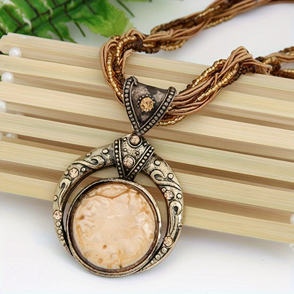Saskia | Bohemian Pendant Necklace