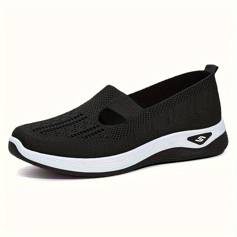 MURIEL | KNIT PLATFORM TRAINERS