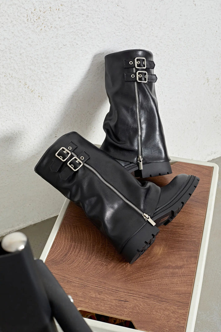 WINIFRED | TALL ZIP BOOTS
