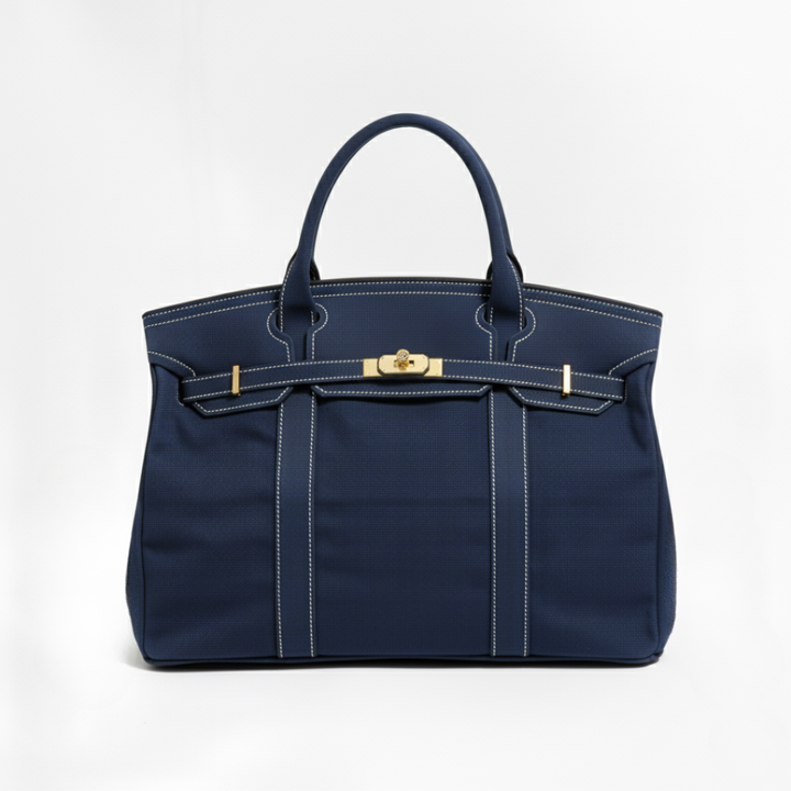 Water-Resistant Canvas Shopper Tote