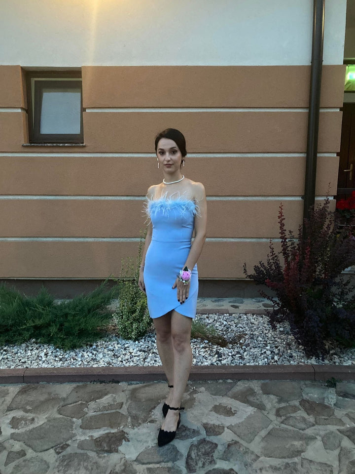 ANIELA | Tiered Satin Midi Dress