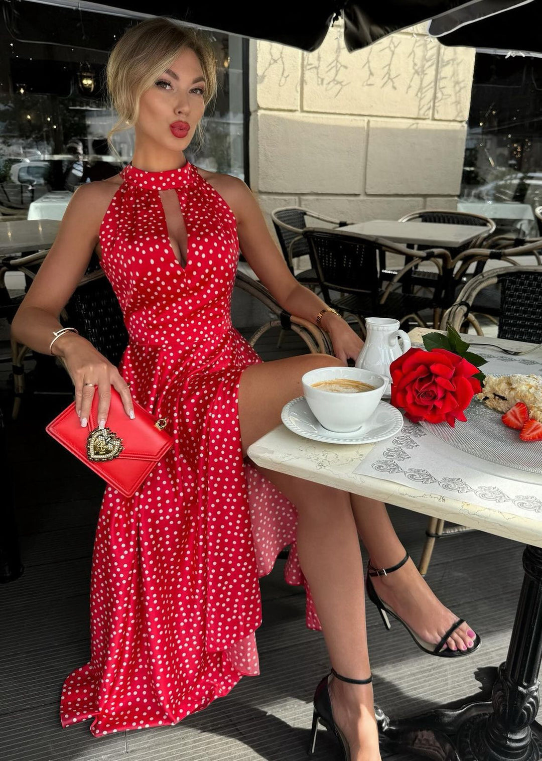 GLORIA | Wrap-Front Occasion Dress