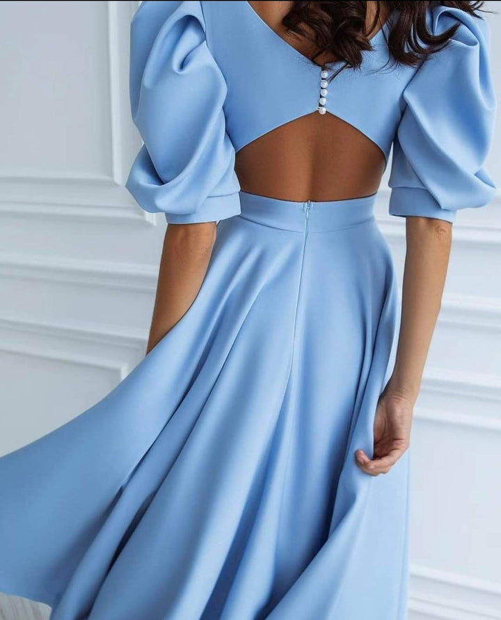 ELEANOR | ELEGANT MIDI OCCASION DRESS