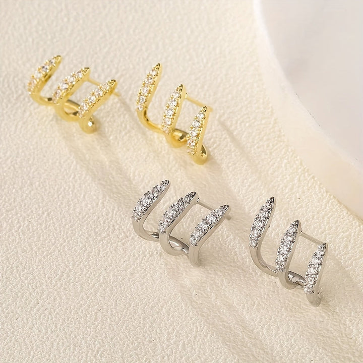Tamsin | Triple Earrings