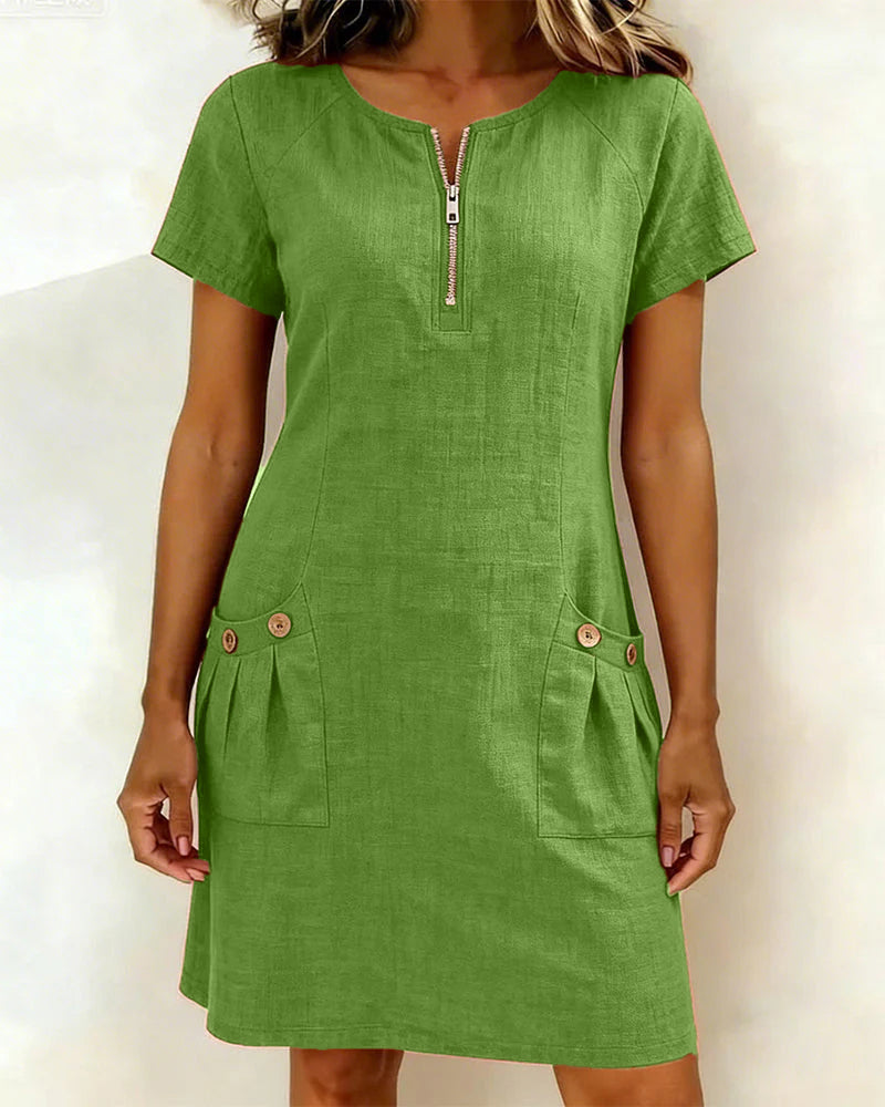 Wren | Relaxed A-Line Midi Dress