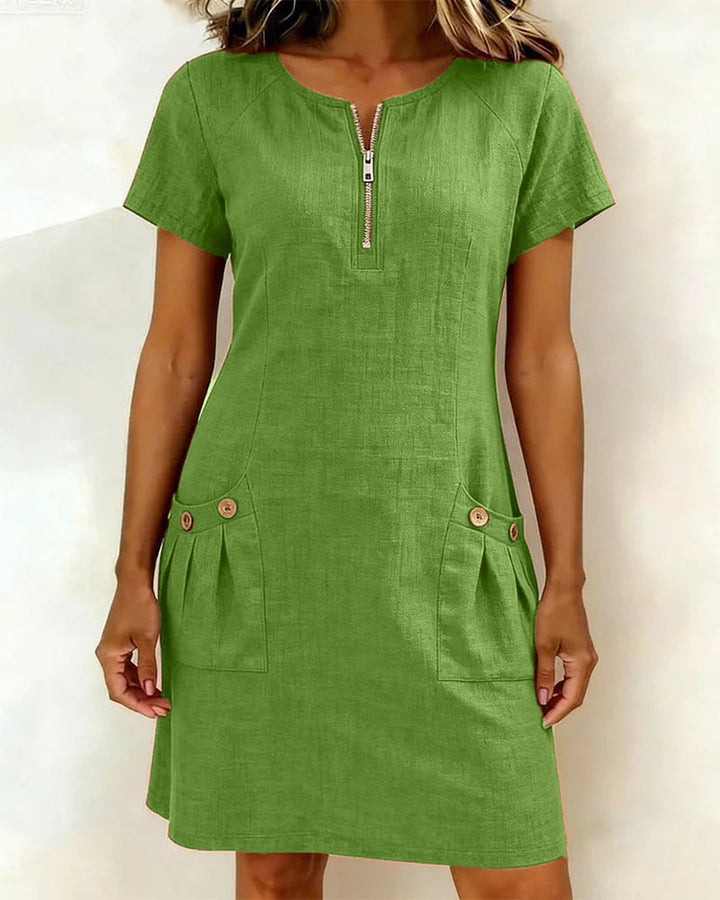 Wren | Relaxed A-Line Midi Dress