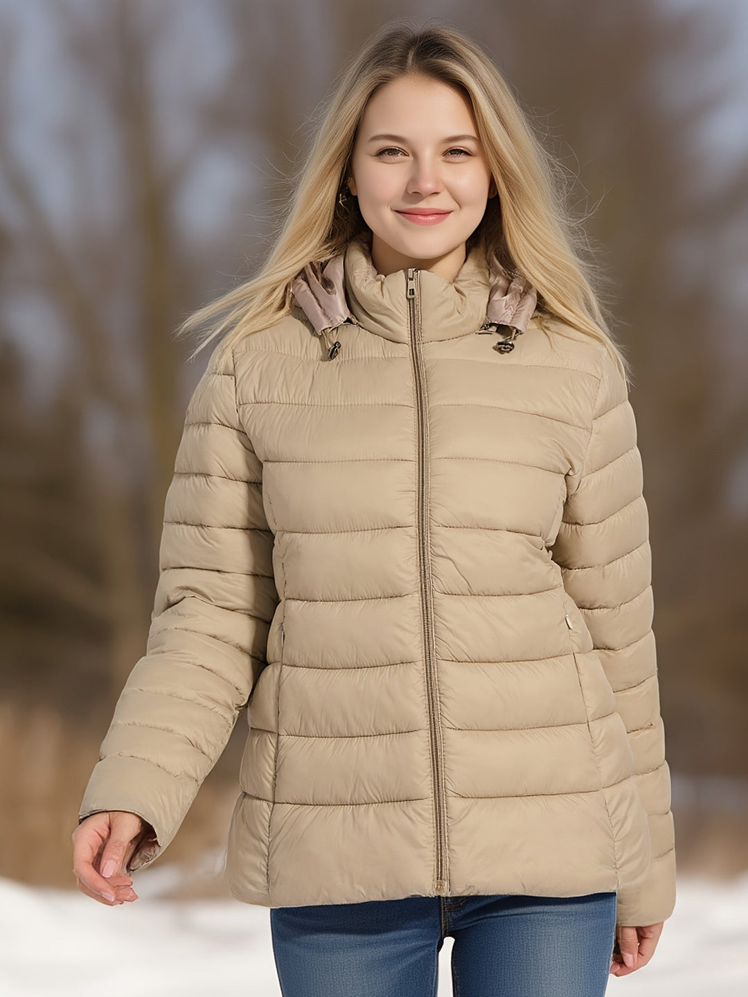 CHARLOTTE | ULTRA-LIGHT QUILTED DOWN JACKET