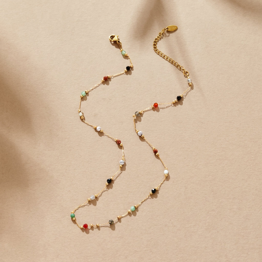 Delicate Stone Accent Necklace