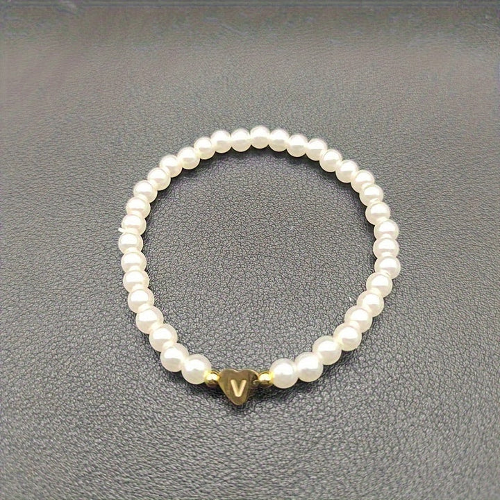 Abigail | Heart Initial Bracelet (A–Z)