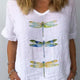 Antonia | Retro V-Neck Top