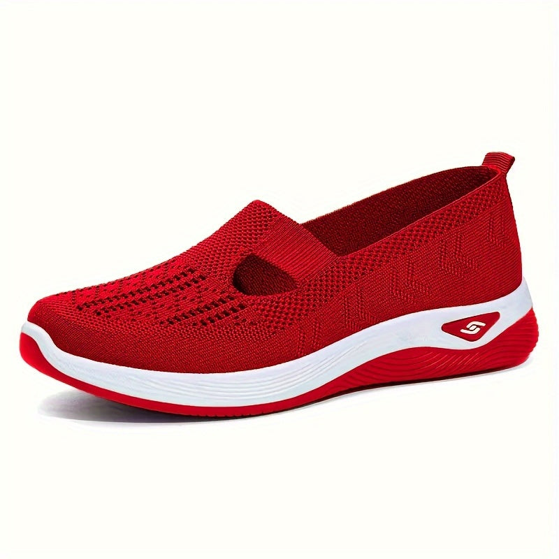 MURIEL | KNIT PLATFORM TRAINERS