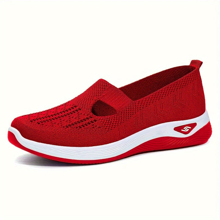 MURIEL | KNIT PLATFORM TRAINERS
