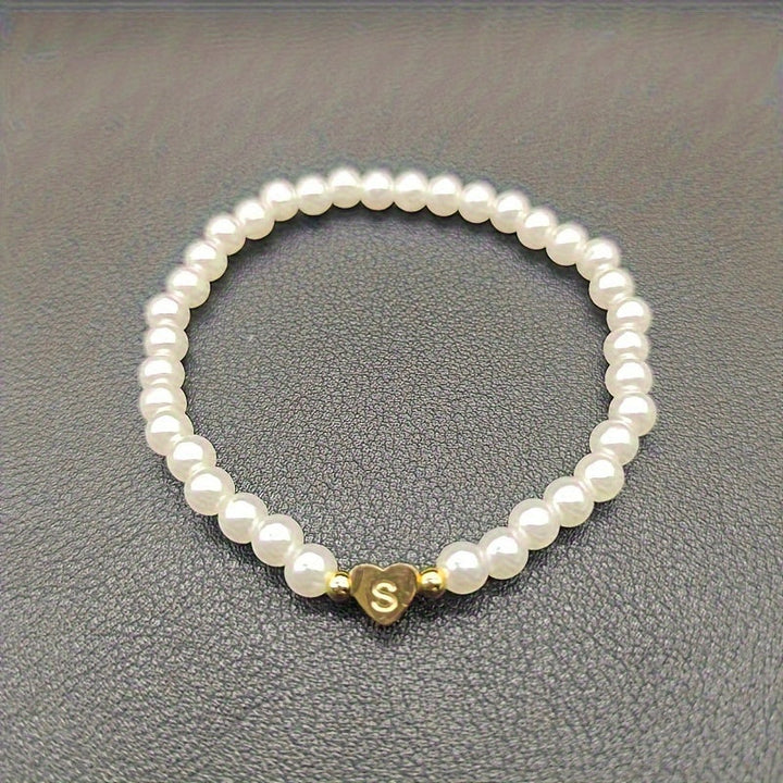 Abigail | Heart Initial Bracelet (A–Z)