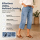 EDITH | Relaxed Cropped Stretch Jeans