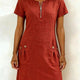 MARGOT | A-Line Zip-Pocket Dress