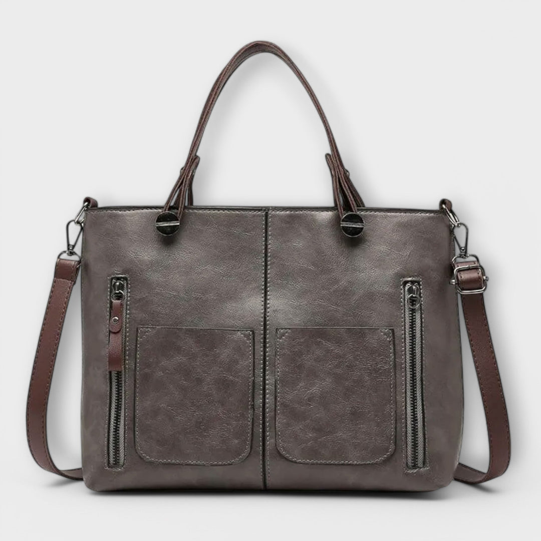 Minimalist Structured Leather Handbag