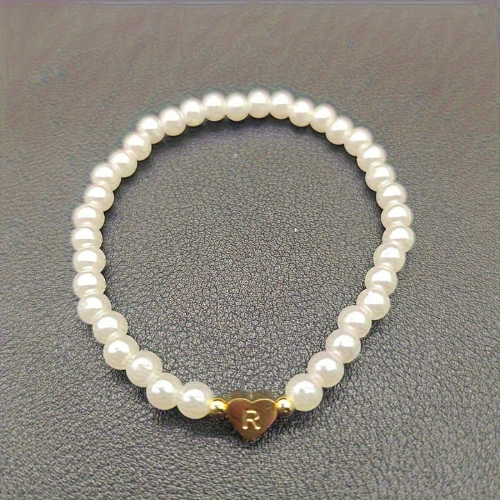 Abigail | Heart Initial Bracelet (A–Z)