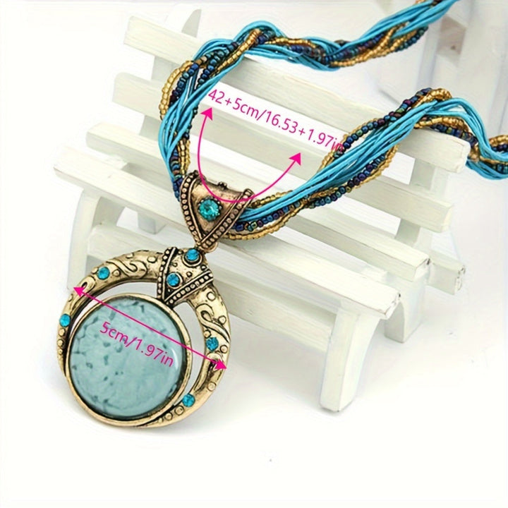 Saskia | Bohemian Pendant Necklace