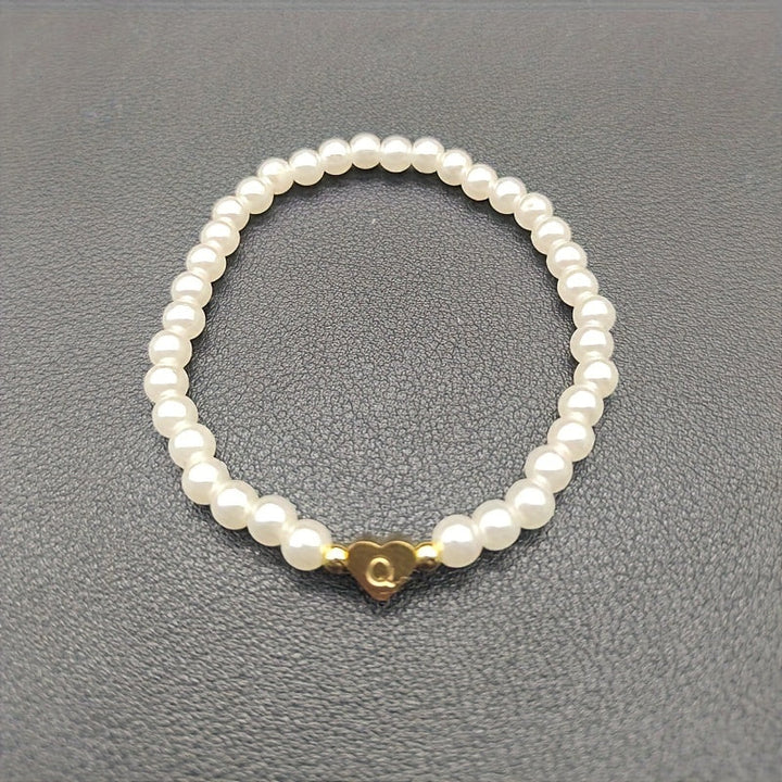 Abigail | Heart Initial Bracelet (A–Z)