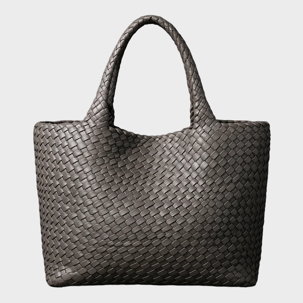 Hand-Woven Shoulder Tote Bag