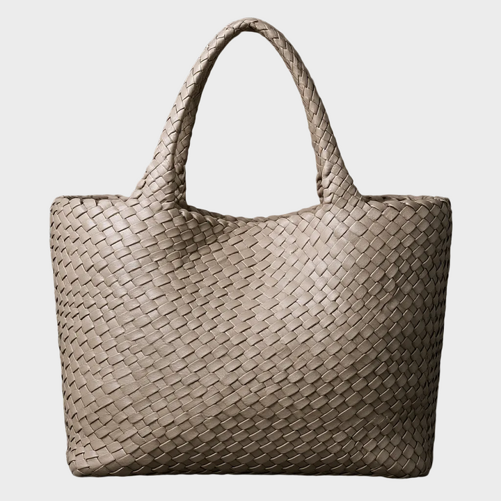 Hand-Woven Shoulder Tote Bag