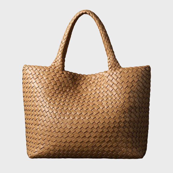 Hand-Woven Shoulder Tote Bag