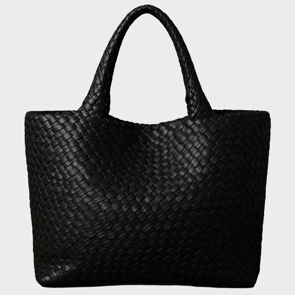 Hand-Woven Shoulder Tote Bag