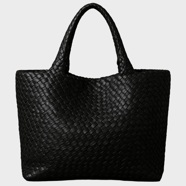 Hand-Woven Shoulder Tote Bag