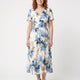 DENISE | FLORAL MIDI WRAP DRESS