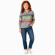 FLORENCE | COMFORTABLE STRIPED ZIP-NECK JUMPER