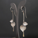 Hazel | Vintage Silver Leaf Earrings