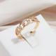 Colette | Gold Mesh Ring