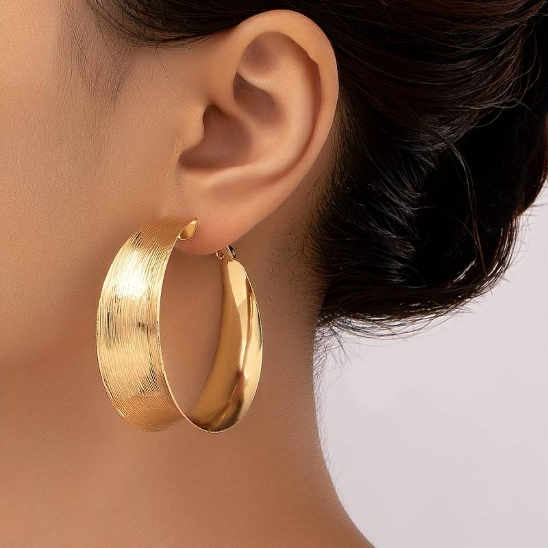 Eleanor | Vintage Gold Hoop Earrings