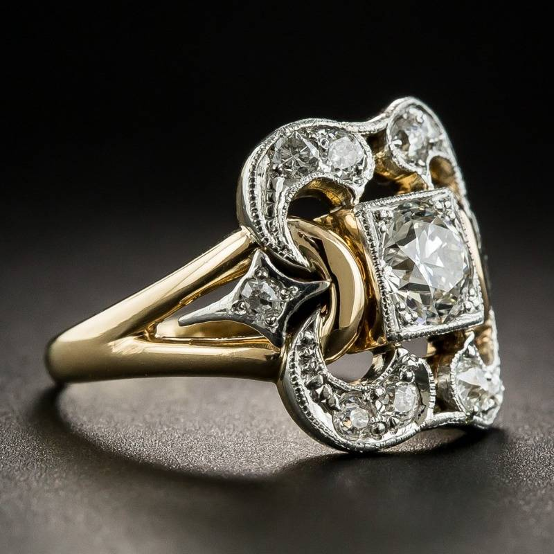 Doris | Gold Zircon Ring