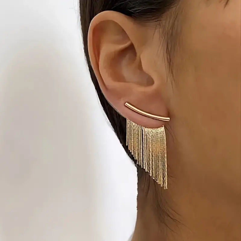 Rita | Vintage Gold Drop Earrings