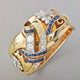 Cornelia | Gold Vintage Ring with Zirconia